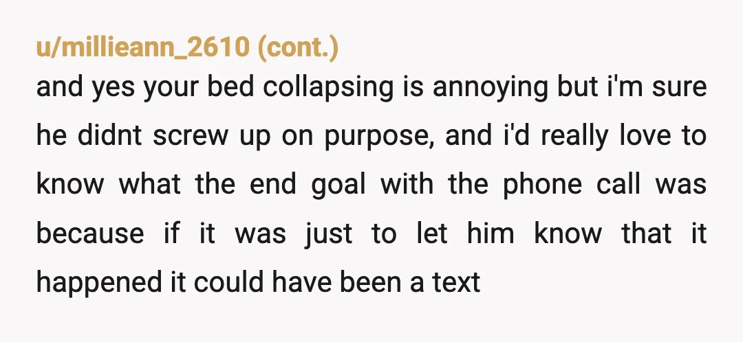 u/XANDERtheSHEEPDOG YTA You sound exhausting. Eighty percent of your post is about how this is all his fault and not the actual conflict. YOU removed the screws and placed them...