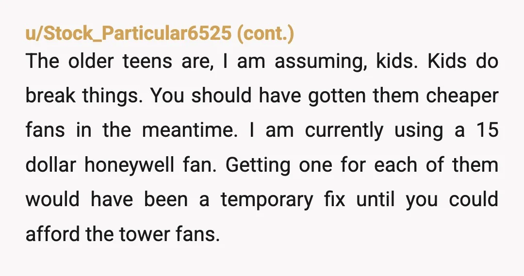 u/tragicxharmony ESH, you really couldn’t be bothered for 2 years to get some working fans? You know summers are worse than they used to be. Why didn’t you get a...