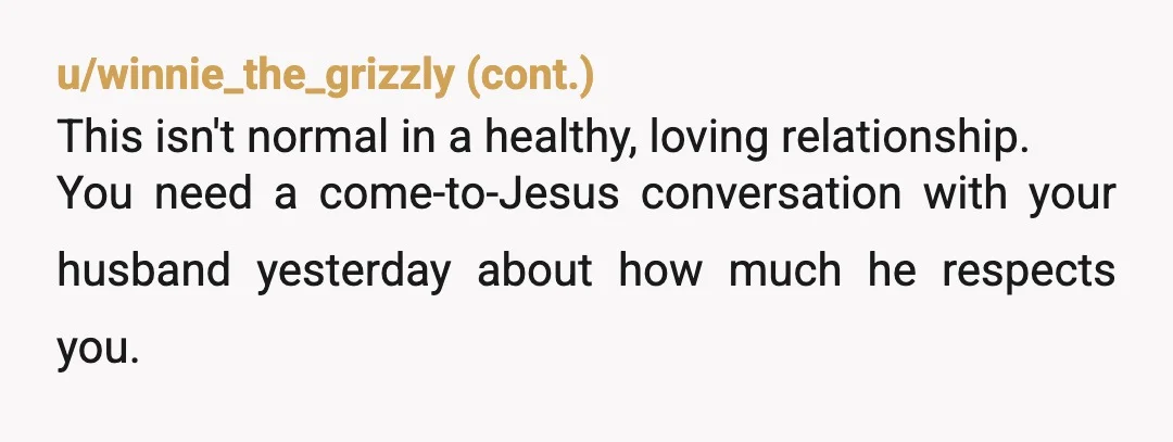 u/Hotmommaplaylist
I need more info.
Was Chloe injured or ill or otherwise not capable of physically getting the pizza?