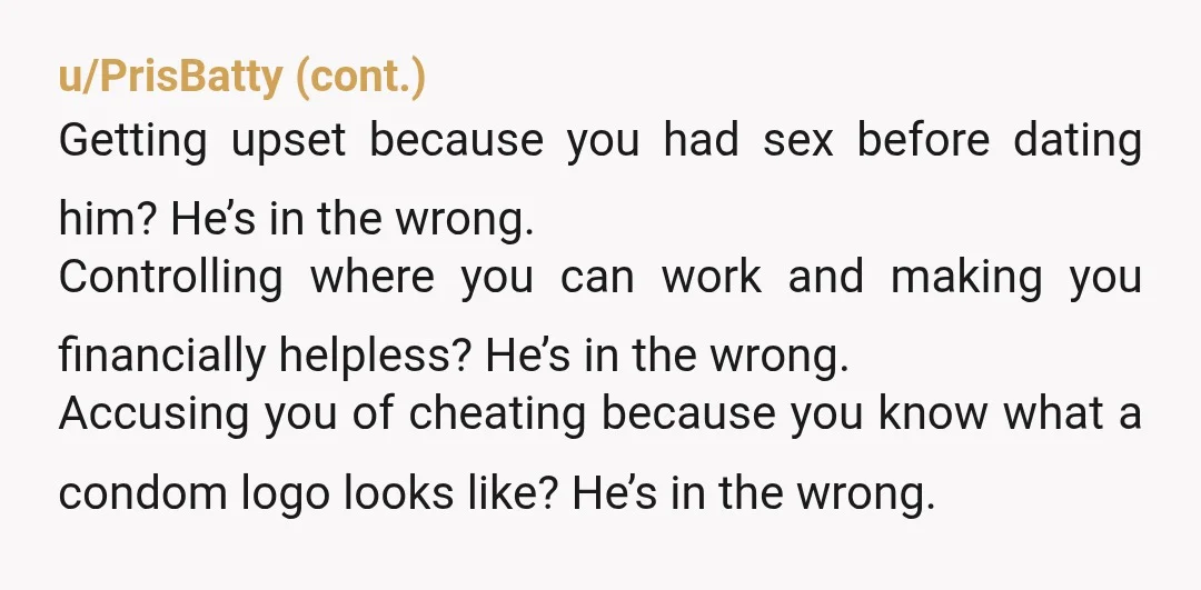 u/Adelucas Ugh. Relationships shouldn't be this hard. He's looking for a fight and when he isn't winning he moves the goal posts. Please stay broken up with him. He's never...