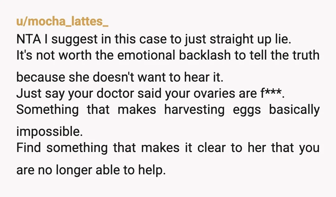 u/SoCalThrowAway7 Jeez your sister is kinda ghoulish huh, like you’re having a health scare that would drive pretty much anyone to the brink of panic and depression and she’s worried...