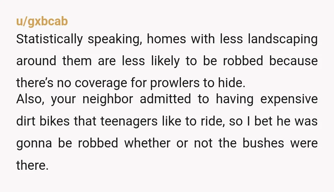 u/nonchalantly_weird
NTA "No." is a full sentence. Use it often with your idiotic neighbor.