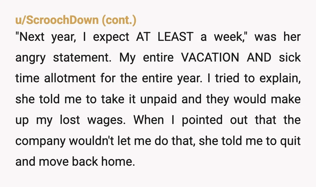 u/NolerCoaster
NTA but your parents sure are. They are very manipulative and selfish.