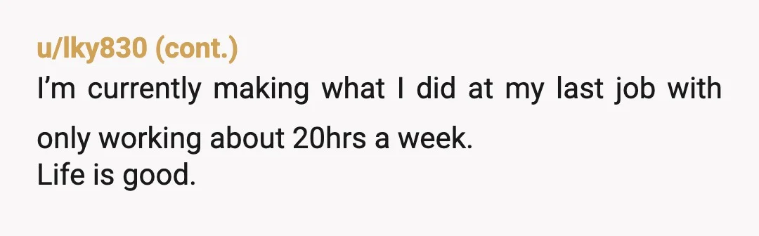 u/offlinebound You are basically in an abusive relationship with your employer, which is how most(all) employers like it. And judging by some of the comments here it's how lots of...