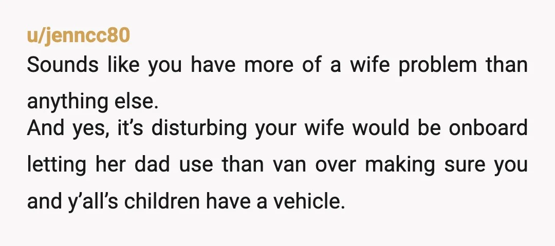 u/Particular-Lime1651
Eurghh...
Hard one mate.
Nta, of course.
You have bigger issues though..
Why can't the brother use public transport? Why is your wife adamant on making your life difficult?
