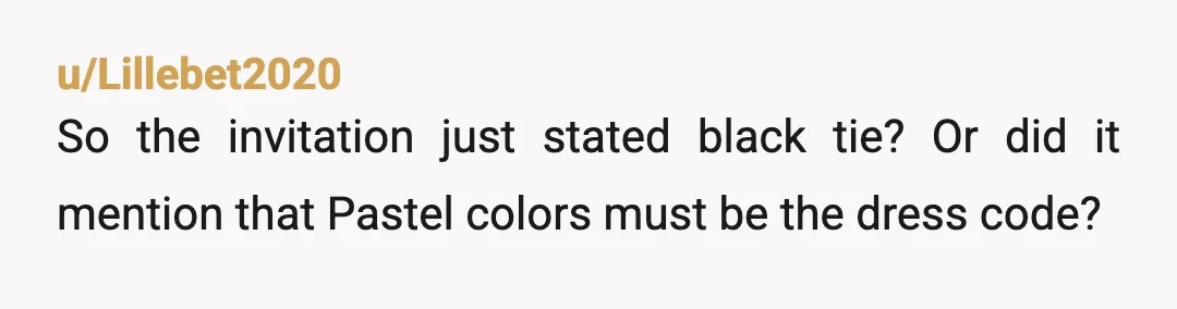 u/MaryPink60
Bride is being a diva and groom dodged a bullet.
As for you, NTA. At all.