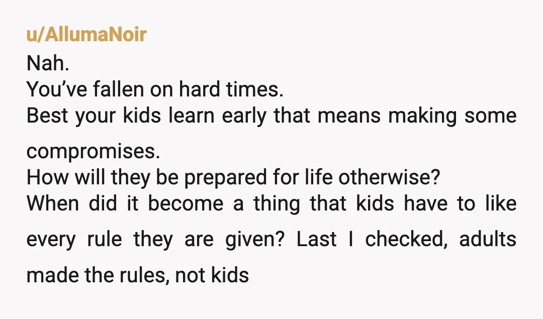 u/Trick_Delivery4609 NTA Sit the 8m down and explain in child friendly terms that dad isn't paying required bills, so there is no way he'd be taking him in either. Explain...