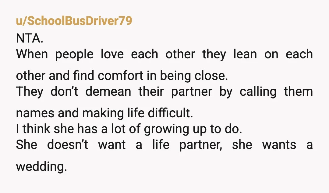 u/NotSoSureBigWaves Very very stupid move buying that house before marriage. The second mistake will be marrying her. Time to call it off, have both families meet and agree to sell...
