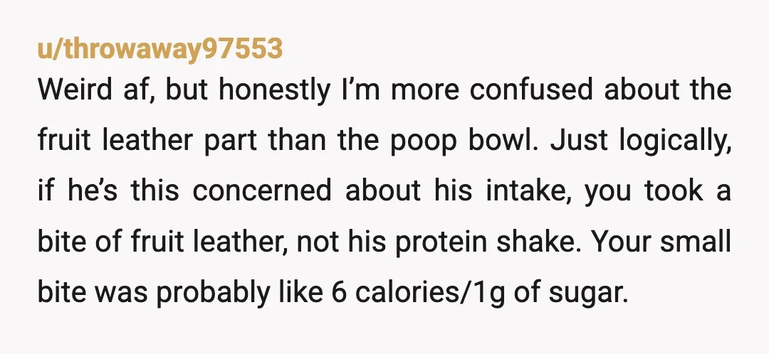u/Notablueperson
That is orthorexia to an insane level and he needs needs professional help