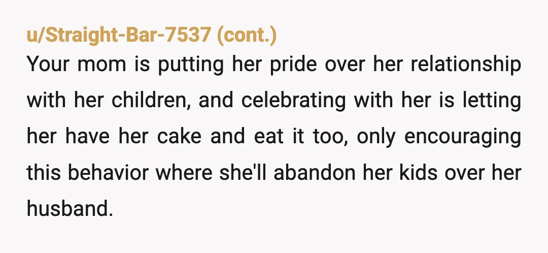 u/AnonymousForHelp- NTA. She has repeatedly disrespected your boundaries and traumatized you. You threw her a bone to be together for your biggest achievement and she tossed it like it was...