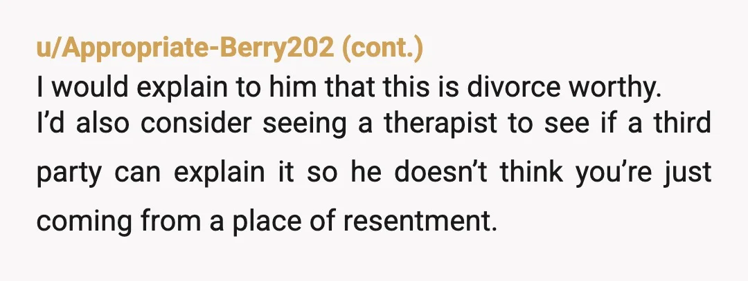 u/Diligent-Ad6327 Ma'am your husband is an electrician. Everything else went out of his head when he learned that trade. Not because it's hard, but because he only has enough room...