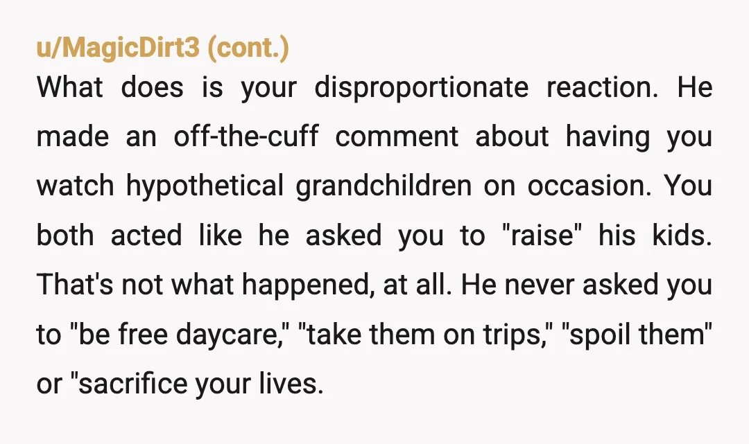 ETA: Just to be clear, there will be no time at which they are welcome to "drop off" the kid with us and leave barring an emergency situation. From the...