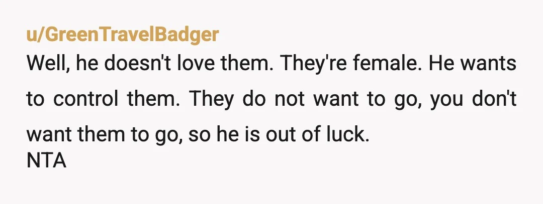 u/lilyofthevalley2659 NTA. But don’t lie to your kids. He doesn’t love them so don’t tell him he does. Just validate their feelings but don’t try to reassure something that’s not...