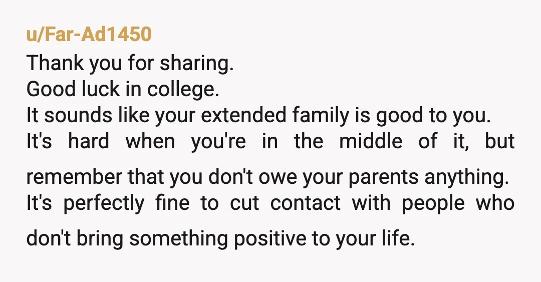 u/imregrettingthis
I’m so sorry you have parents like this.
I’m so glad you have grandparents like this.
Lots of people have the former but not ladder.