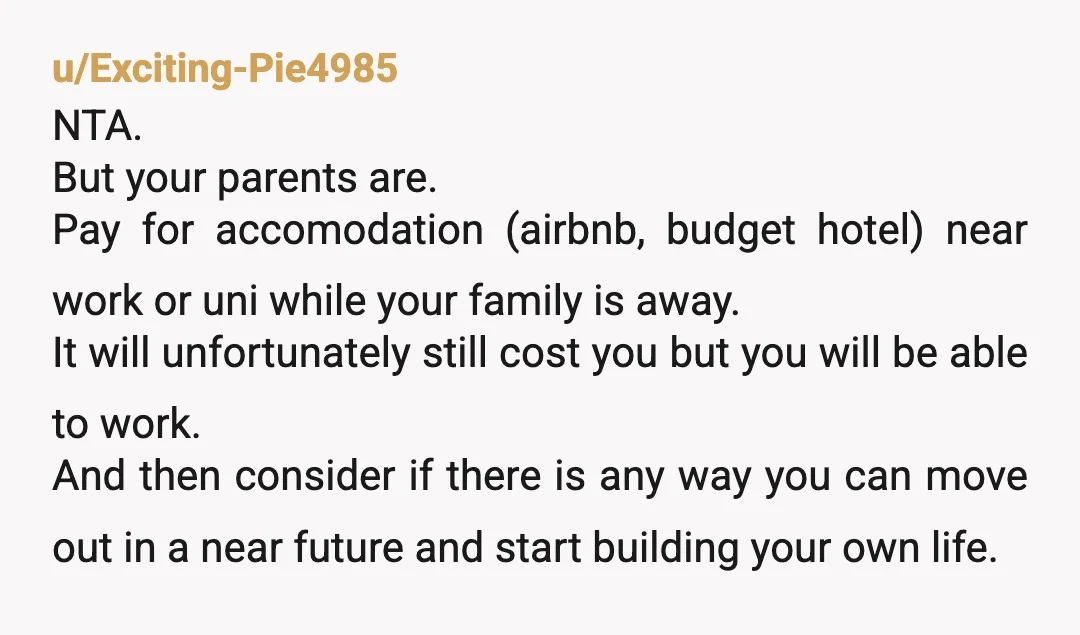 u/ConflictDesigner4293
Get spare keys cut to the house and tell them to do one