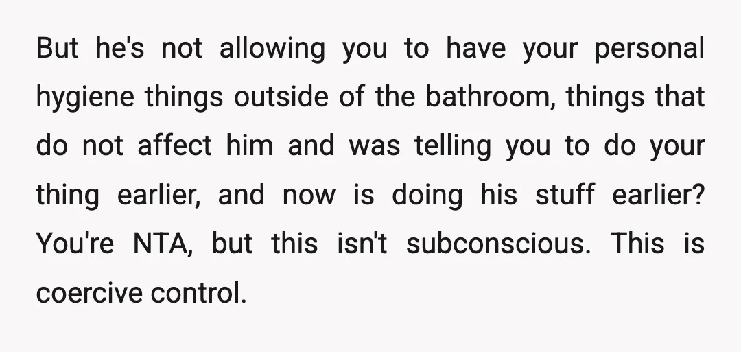 u/Far-Agent117 Absolutely he is doing this on purpose. They -men - derive a kind of perverted pleasure playing these games . They know what they are doing , doing it...