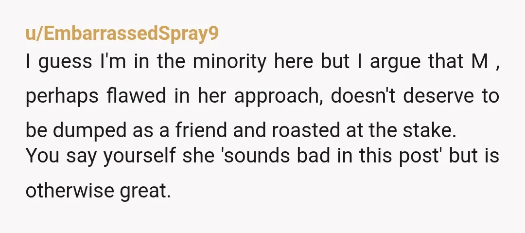 u/Durzo_Blintt
Shes 55 and acting 18. She takes more interest in your body than I do of my own.