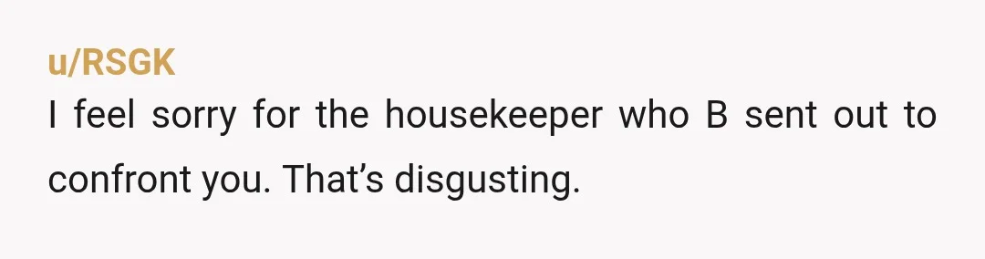 u/dadavedavid
Sneer at her that if she’s not rich enough to afford her own private street, that’s her problem and not yours.