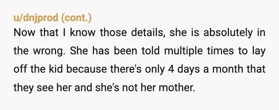 u/One_Waxed_Wookiee Did you overreact? Is this a one off thing, or do you have other problems/misgivings in your relationship? On the surface your husband would be right, if the daughter...