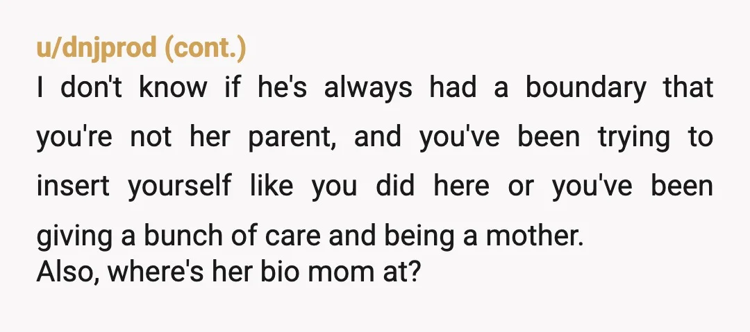 u/Artemis-smiled ESH. As a 75% of the time stepmom (husband had primary custody), even i didn't go right for the "immediate consequences" when his grades got wonky. You probably should...