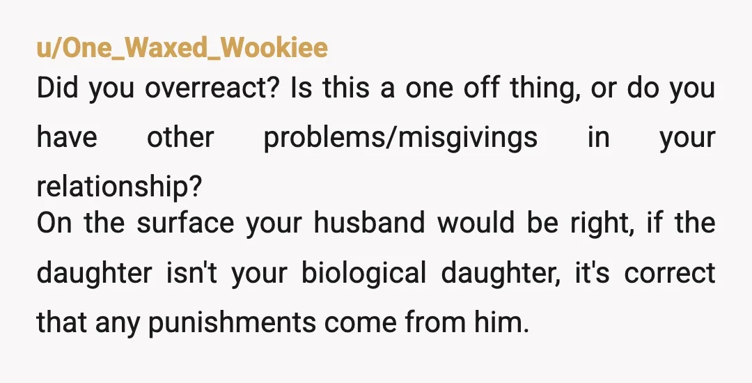 u/Acedia_spark
As someone who grew up as the girl in this story - jesus. Leave her alone.
