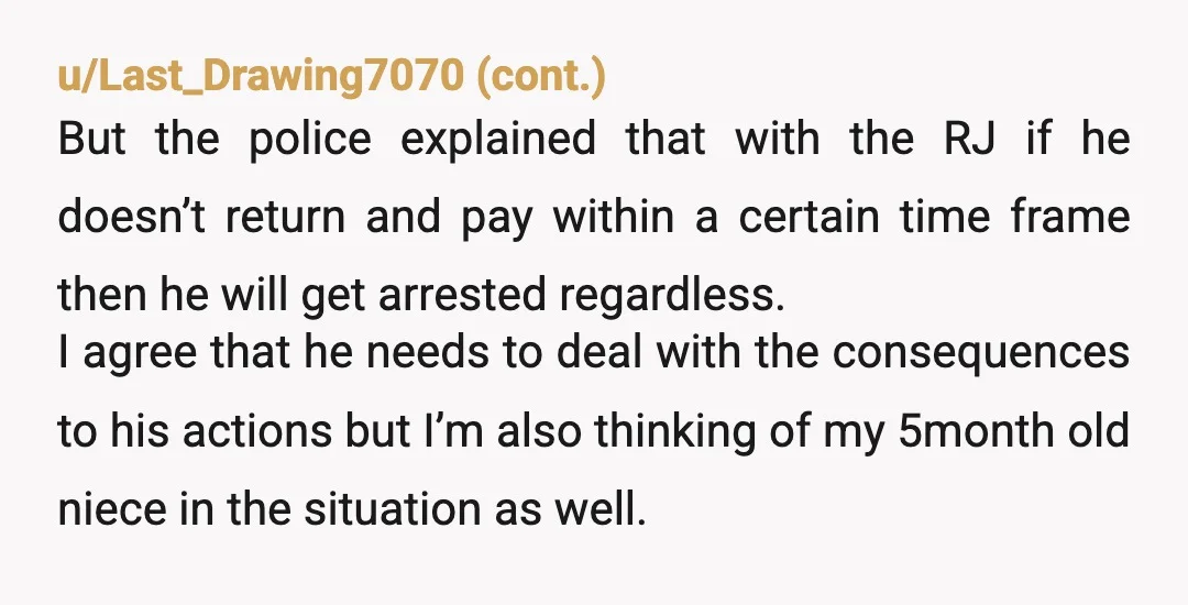 u/Caspian4136 NTA He's a liar, a thief and a total bum who doesn't want to work to support himself. You did the right thing by calling the police as he...